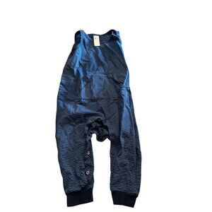 H&M Blue Striped Overalls 2Y